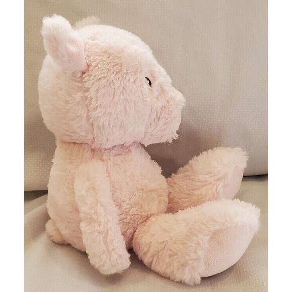 Animal Adventure Pink Pig Stuffed Animal Plush Toy Embroidered Eyes - Picture 4 of 11